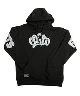 OG CREW FTS HOODIE BLACK DOUBLE WHITE - SMURF BLUE