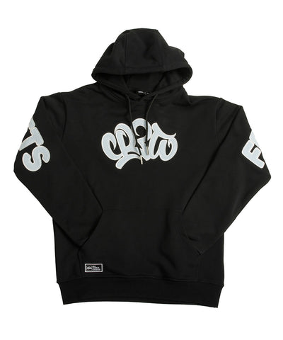 OG CREW FTS HOODIE BLACK DOUBLE WHITE - SMURF BLUE