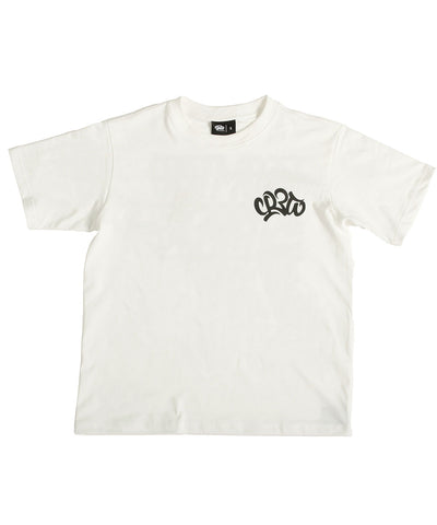 FTS Drip Script T-Shirt White Print
