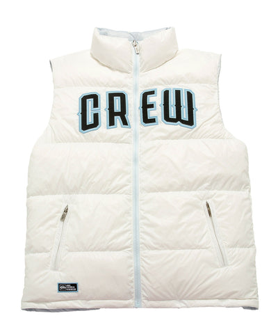 REVERSIBLE SLEEVELESS VEST  YAYO WHITE / SKY BLUE