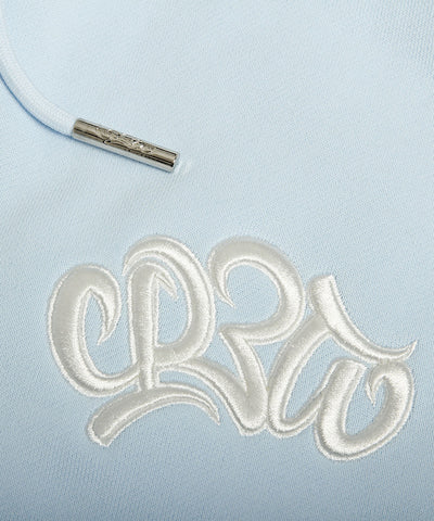 OG SMALL LOGO TRACKPANTS CUFFED SMURF BLUE - DOUBLE WHITE