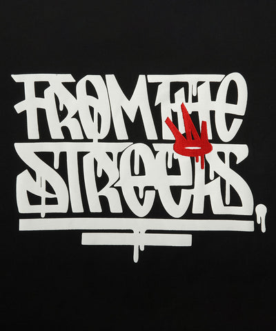 FTS Drip Script T-Shirt Black Print