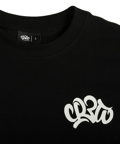 FTS Drip Script T-Shirt Black Print