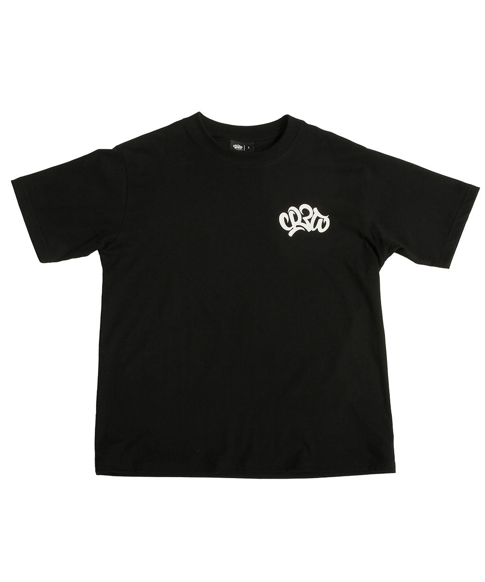 FTS Drip Script T-Shirt Black Print